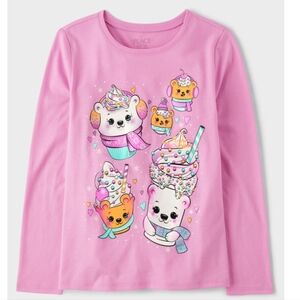 Girls Valentines.Day Winter Dessert Graphic Tee XL